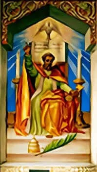 Progetto dipinto del pulpito di san Pietro